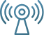 Icône diffusion broadcast